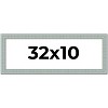 PosterPalooza | Panoramic Refined Blue Picture Frame - UV Acrylic, Foam Board Backing, Hanging Hardware - 2 of 4