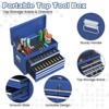 Huxxion 2-in-1 Rolling Tool Box, Large Capacity 6-Drawer Tool Box with Key and Wheels, Tool Chest for Repair Shop, Warehouse, Garage - 3 of 4