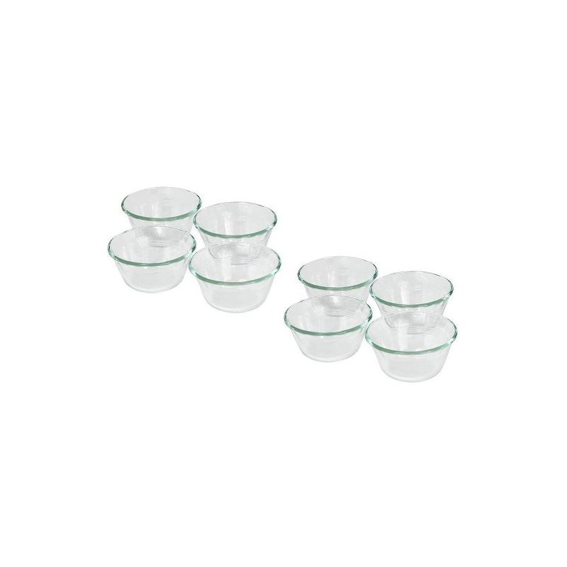 World Kitchen Bakeware Clear Custard Cups Set of 8 6-Ounce, 2 of 6