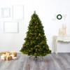 Nearly Natural 6.5-ft North Carolina Mixed Pine Artificial Christmas Tree with 350 Warm White LED Lights, 1367 Bendable Branches and Pinecones - 4 of 4