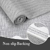 Washable Rug Low Pile Living Room Throw Mats with Non Slip Backing Lightweight Foldable Floor Covers Modern Waven Border Indoor Throw Carpet - 2 of 4
