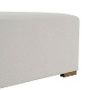 Sapphtopaz Modern Simple Ottoman with Upholstered Entryway Bench with Stable Bottom Support Vanity Stool for Living Room,Bedroom - 2 of 4