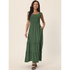 Seta T Women's Sleeveless Summer Scoop Neck Pockets Casual Maxi Dress - 2 of 4