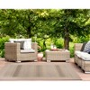Liora Manne Riviera  Indoor/Outdoor Area Rug Neutral 5'3" x 7'3" Natural.. - 3 of 4