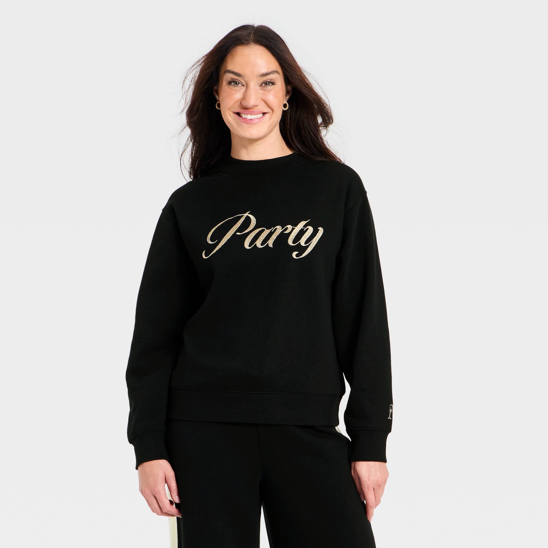 Women's Knit Graphic Pullover Sweatshirt - Universal Thread™