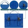 PAVILIA Travel Hanging Toiletry Bag Women Men, Large Capacity Makeup Kit, Waterproof Cosmetic Storage Organizer Case - 3 of 4