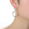 Guili Classy Sterling Silver 14K Gold Plated Earrings with Freshwater Pearls, offering an elegant dangling design to elevate your ensemble. - 3 of 3
