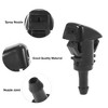 Unique Bargains Front Windshield Wiper Nozzles for Mitsubishi Eclipse Galant with Gaskets - Black Pack of 2 - 4 of 4
