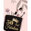 VeryMerryMakering 30th Birthday Gifts Makeup Bag And Mirror, Black - image 4 of 4