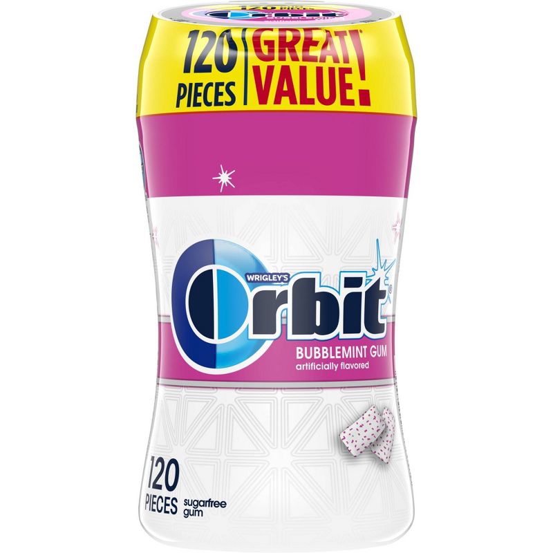 Orbit Bubblemint Sugar Free Gum - 120ct, 1 of 8