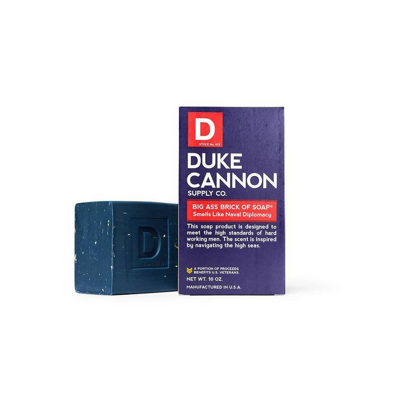 Duke Cannon Big Brick of Soap - Naval Diplomacy - Bar Soap for Men - 10 oz, 1 of 9