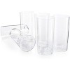 Acrylic Tumblers 20oz - Set of 6 Acrylic Drinking Glasses – Acrylic Wine Glasses -  Best Acrylic Glassware for Any Type of Beverages - HomeItUsa - 2 of 4