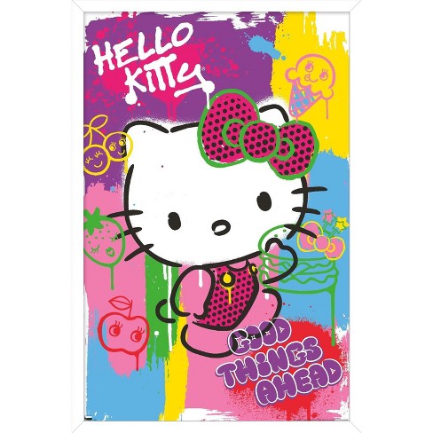 Trends International Hello Kitty: 23 Pop Art Framed Wall Poster Prints ...