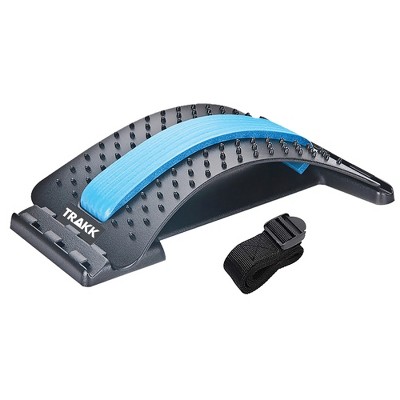 TRAKK Back Stretching Device, Back Massager for Bed & Chair & Car, Multi-Level Lumbar Support Stretcher Spinal, Lower and Upper Muscle Pain Relief