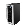 Whynter BWR-208SB 12 inch Built-In 20 Bottle Undercounter Stainless Steel Wine Refrigerator with Reversible Door, Digital Control, Lock and Carbon - 3 of 3