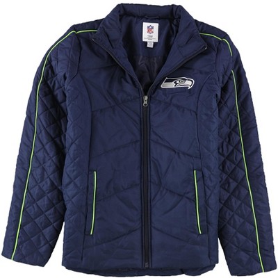 G-III Sports Womens Seattle Seahawks Quilted Jacket