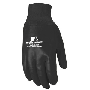 Wells Lamont Men's Indoor/Outdoor Chore Gloves Black One Size Fits All 1 pair - 1 of 1