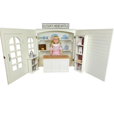 The Queen's Treasures Little House 18" Doll Oleson Mercantile and Accessory Set