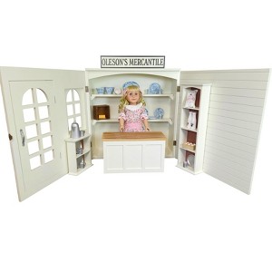 The Queen's Treasures Little House 18" Doll Oleson Mercantile and Accessory Set - 1 of 4