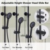 CASAINC 3-Spray Patterns 9 Inches Thermostatic Shower Faucet Wall Mount Dual Shower Heads and Tub Faucet - 3 of 4