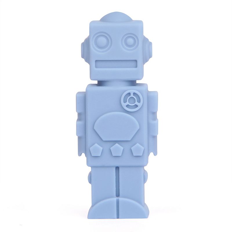The Pencil Grip™ Robot Silicone Chewable Pencil Topper, Pack of 6, 2 of 3