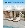 13FT Umbrella Outdoor Patio,Double-Sided Rectangle Umbrella Oversized Shade for 2-6 People - 2 of 4