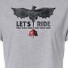 Women's - How to Train Your Dragon - Let's Ride Cropped Graphic T-Shirt - 2 of 4