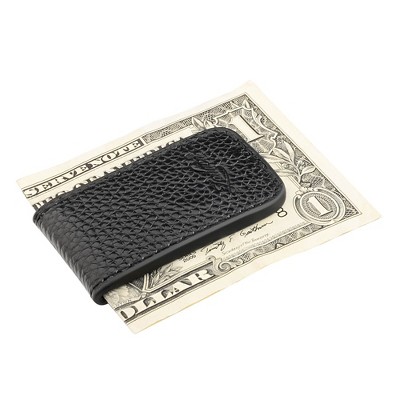 ZODACA Genuine Leather Magnetic Money Clip , Black