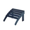 Aoodor Outdoor Adirondack Ottoman, HDPE Adirondack Chair Ottoman, Outdoor Patio Weather Resistant  for Patio, Porch, Backyard, Garden, Lawn, Deck - 2 of 4