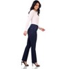Rekucci Women's Secret Figure Pull-On Straight Leg Jeans – Mid-Rise, Stretch Denim, Slimming Fit, Sculpting & Comfortable Everyday Style - 2 of 4
