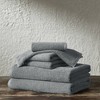 Cotton Popcorn Textured Bath Towel Set - Isla Jade - 4 of 4