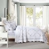 Marcielo 3PCS 100% Cotton Christmas Tree Oversized Quilt Bedspread Set White King - 4 of 4