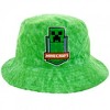 Adult Minecraft Creepers and Mobs Reversible Bucket Hat - 2 of 4