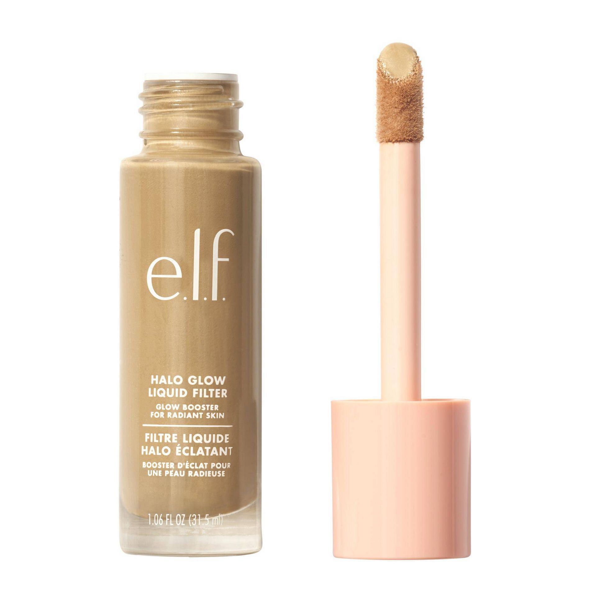 e.l.f. Halo Glow Liquid Filter Highlighter - 3.5 Medium - 1.06 fl oz: Smoothing, Brightening, Vegan, Paraben-Free