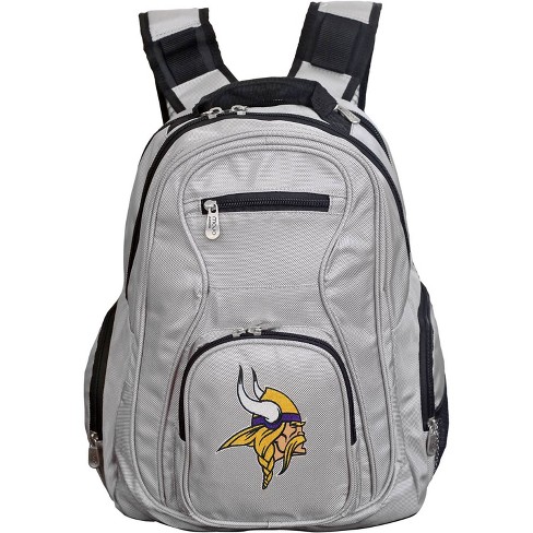 Nfl Minnesota Vikings Premium 19' Laptop Backpack - Gray : Target