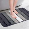 Unique Bargains Soft Non-Slip Ultra Water Absorbent Machine Washable Quick Dry Bathroom Floor Mat - 2 of 4