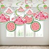 Big Dot of Happiness Sweet Watermelon - Fruit Party Hanging Decor - Party Decoration Swirls - Set of 40 - image 3 of 4