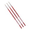 da Vinci COSMOTOP-SPIN Silkpainting Brush, Synthetic, Watercolor, Round, Size -2, Pack of 3 - 3 of 3