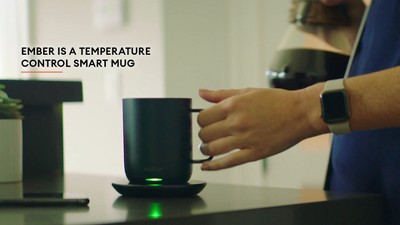 Ember Copper 14oz Temperature Control Smart Mug with Coaster
