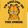 Boys' - Garfield - Smiling On The Inside Short Sleeve Graphic T-Shirt - 2 of 4