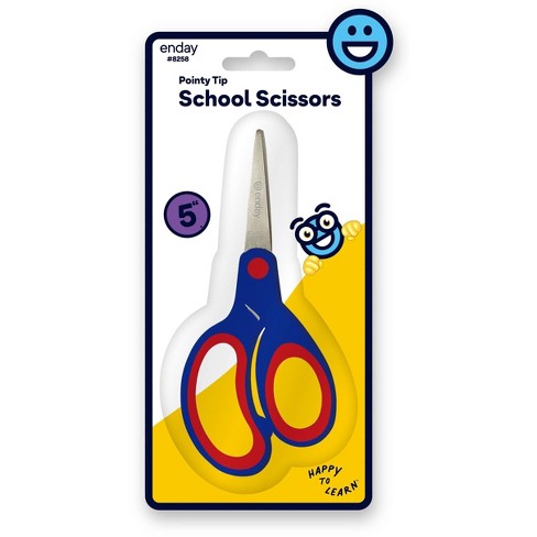 Enday Pointy Tip School Scissors Soft Comfort Grip Handles 5" - image 1 of 1