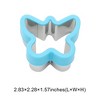 Unique Bargains Biscuit Cutter Medium Butterfly-Shaped Cookie Cutter Hand Wash Stainless Steel Plastic 2.8"x2.3"1.6" 1Pcs - 3 of 4