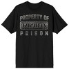 Harry Potter Property of Azkaban Prison Men's Black T-Shirt - 2 of 3