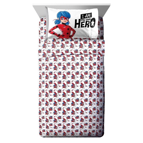 Miraculous Ladybug Superhero Sheet Set : Target