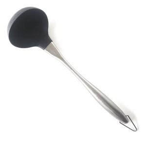 Norpro Silicone 4 Ounce Soup Ladle with Stainless Steel Handle - 1 of 4