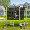 Aukfa Trampoline with Safety Enclosure Net, Outdoor Trampoline Set with Ladder for Backyard Fun for Adults/Kids - 2 of 4