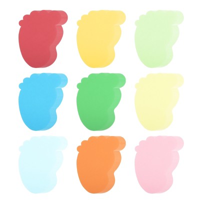 Unique Bargains Classroom DIY Crafts Projects Multicolored Decor Cutouts Paper 108 Pcs