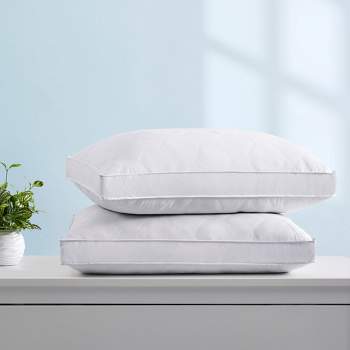 Peace Nest Quilted Goose Feather Pillow, Standard/queen, Set Of 2 : Target