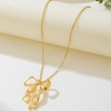 Anna-Kaci Women's Bow - Shaped Pendant Necklace - 3 of 4