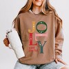Simply Sage Market Women's Lightweight Garment Dyed Graphic Sweatshirt Jolly and Joyful - 2 of 4